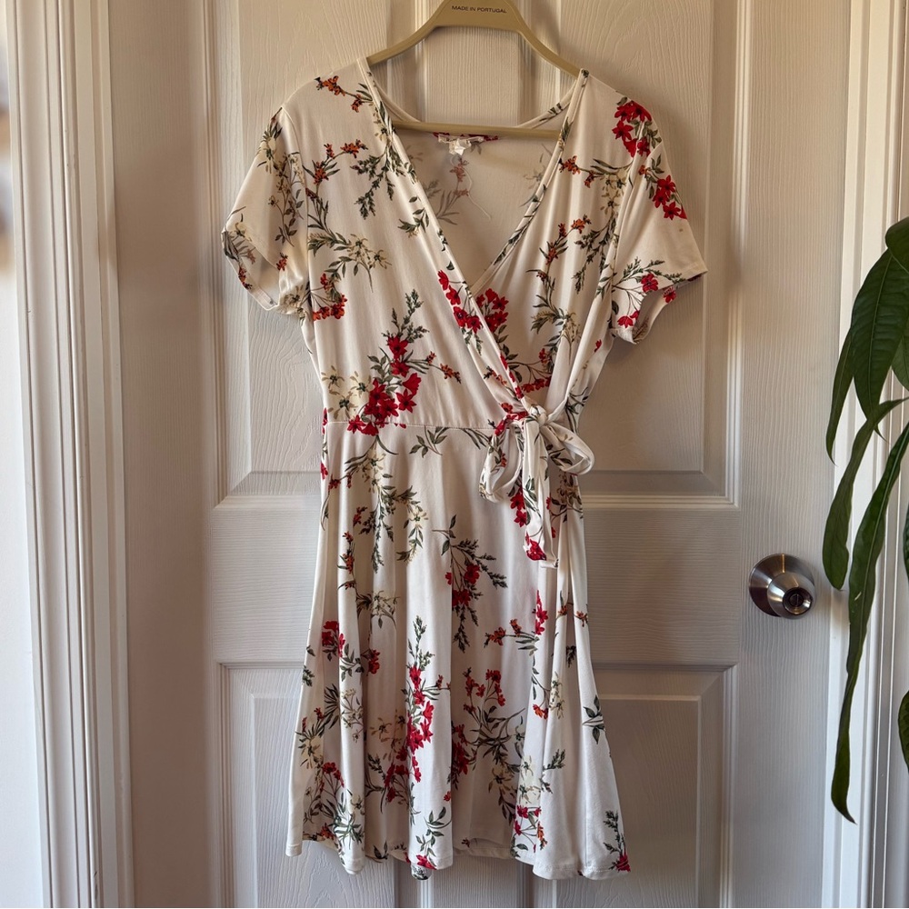 White Floral Dress